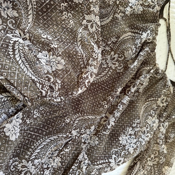 Anthro En Saison xs-s NWT Paisley Long Sleeve Maxi Dress - Picture 15 of 15